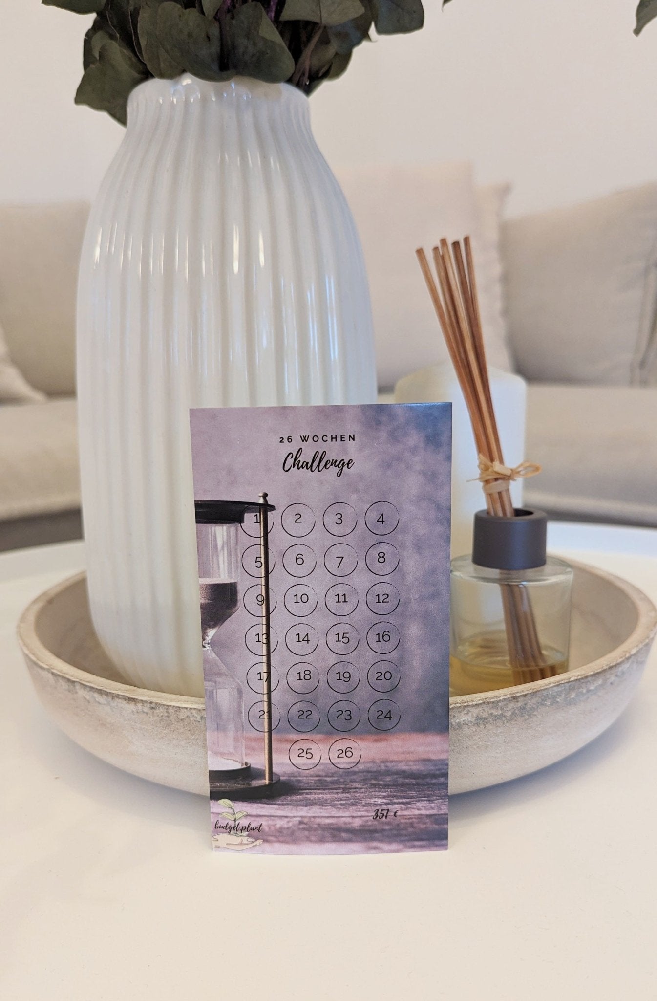 26 Wochen Challenge - budgetplant